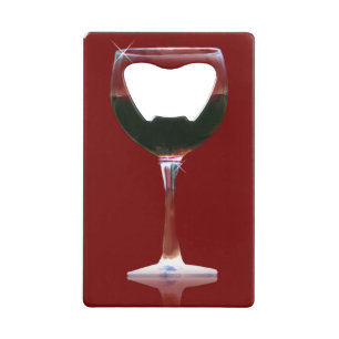 Red Wine Bottle Opener Credit Card Bottle Opener