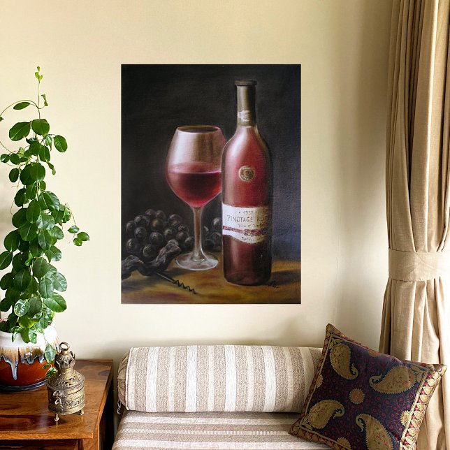 Red Wine Canvas Print (Creator Uploaded)