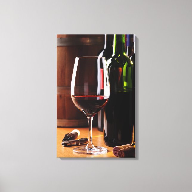 Red Wine Canvas Print (Front)