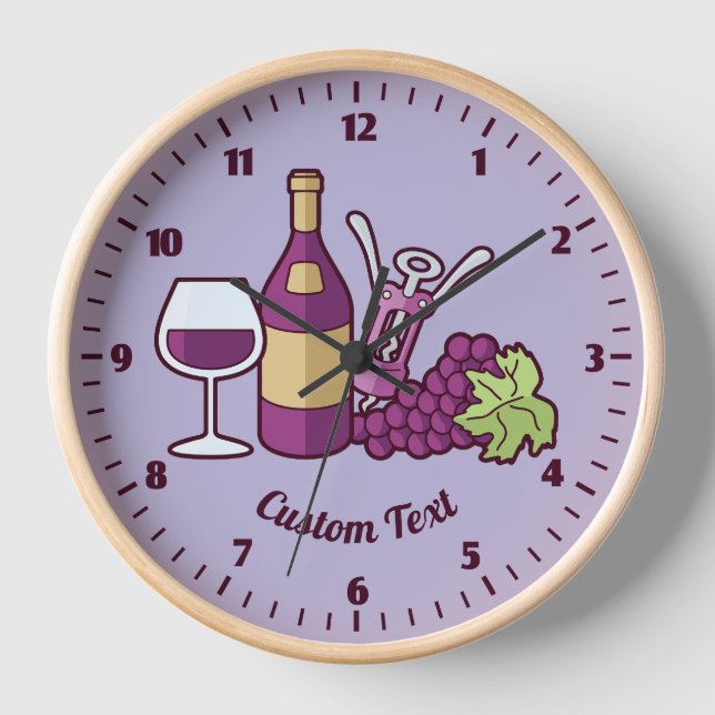 Red Wine Clock (Front)