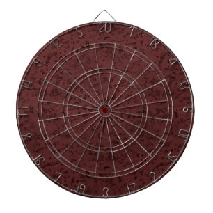 Red Wine Cork Look Wood Grain Dartboard