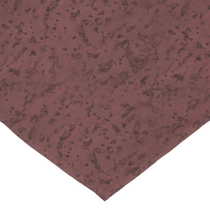 Red Wine Cork Look Wood Grain Short Table Runner