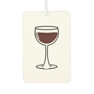 Red Wine Glass Air Freshener