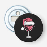 Red Wine Glass Christmas Funny Christmas Xmas  Bottle Opener<br><div class="desc">Red Wine Glass Christmas Funny Christmas Xmas Santa</div>