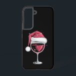 Red Wine Glass Christmas Funny Christmas Xmas  Samsung Galaxy Case<br><div class="desc">Red Wine Glass Christmas Funny Christmas Xmas Santa</div>