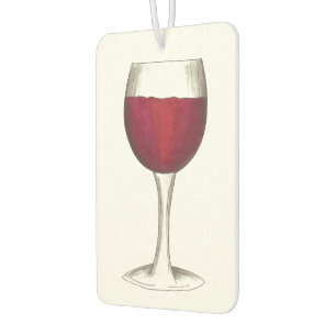 Red Wine Glass Wine Lover Winery Merlot Cabernet Air Freshener