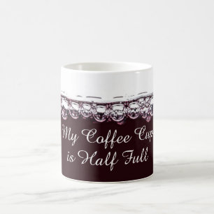 Red wine my cup is half full funny