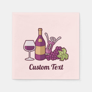 Red Wine Napkins