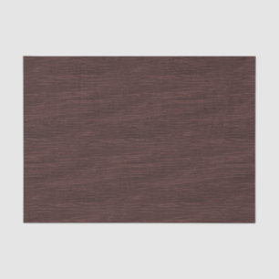 Red Wine Natural Oak Wood Grain Look Tissue Paper