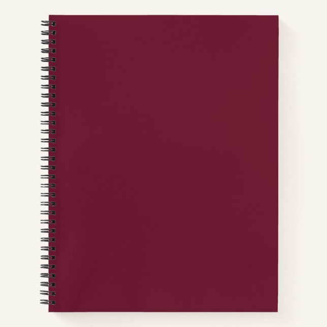 Red Wine Notebook (Front)
