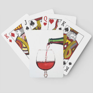 Red Wine Playing Cards