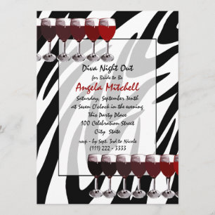 Red Wine Social Invitation