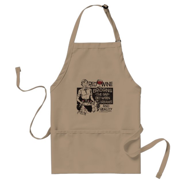 Red Wine Standard Apron (Front)