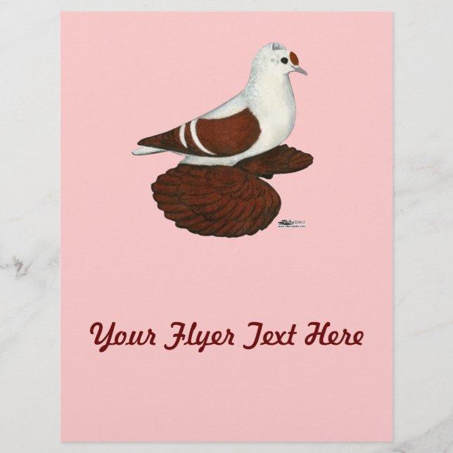Red Wing Pigeon Flyer (Front)