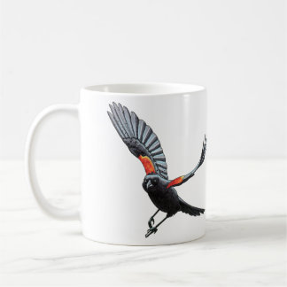 Red-Winged Black Bird Coffee Mug