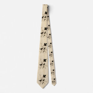 Red winged Blackbird - Audubon's Birds of America Tie