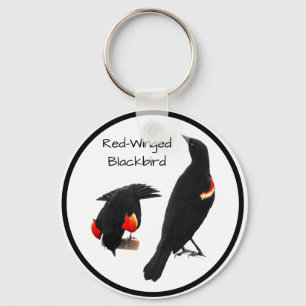 Red-Winged Blackbird Keychain