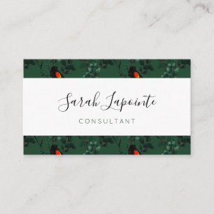 Red-Winged Blackbird Pattern Business Card