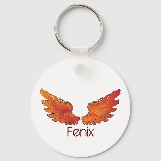 Red Wings Keychain (Front)