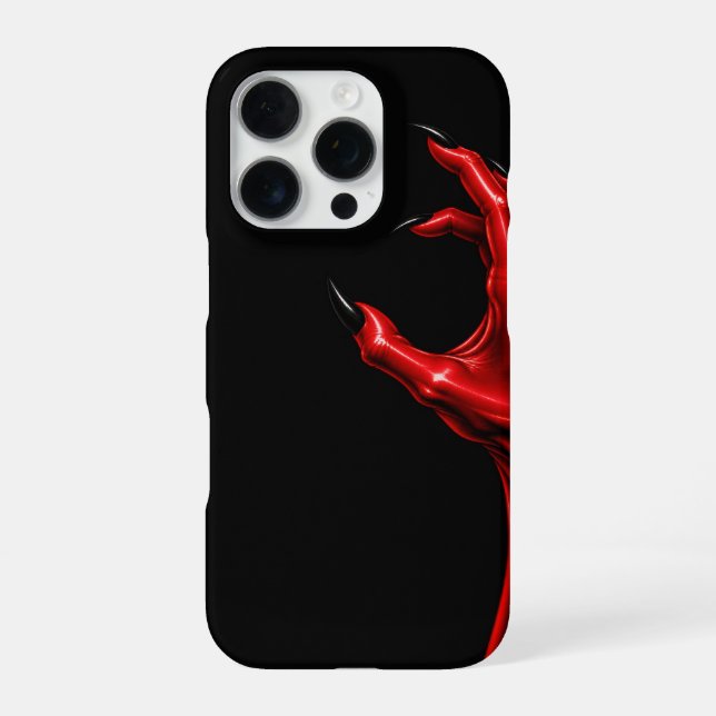 Red Witch Claw Gothic Phone Case (Back)
