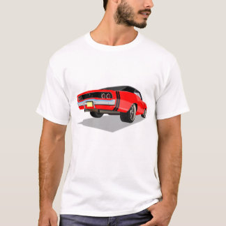Red with Black Stripes '68 Charger T-Shirt