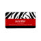 Red with Zebra Print, Address Labels