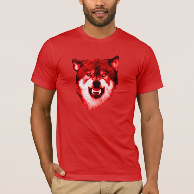 RED WOLF SHIRT (Front)