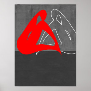 Red Woman Poster