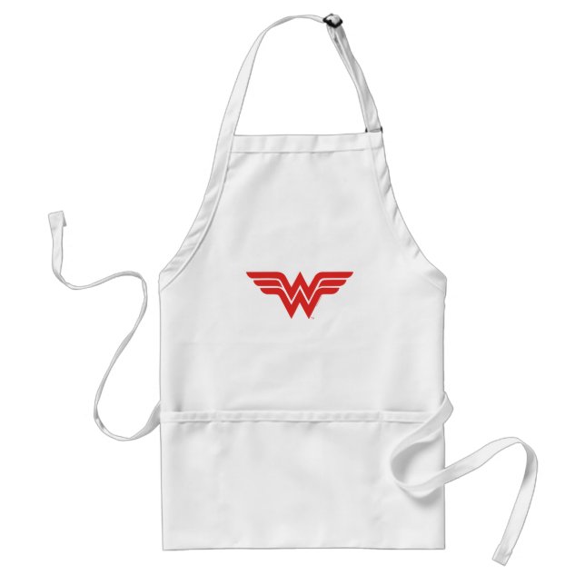 Red Wonder Woman Logo Standard Apron (Front)