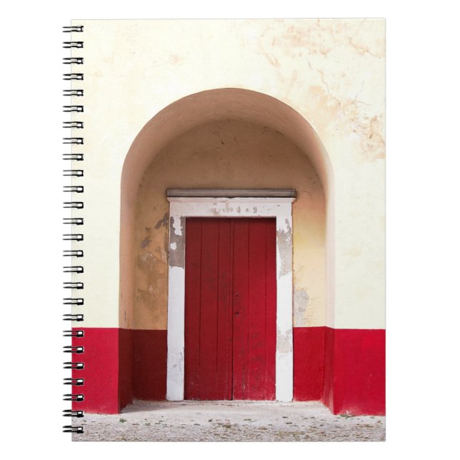 RED WOODEN DOOR NOTEBOOK (Front)