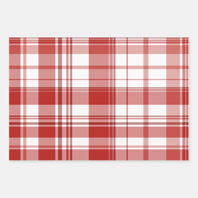 Red Wrapping Paper 3-Pack (Front 3)