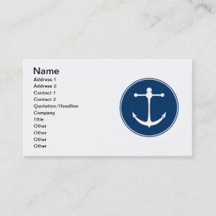 Red Yacht Club Business Card