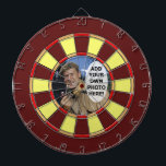 Red Yellow and Orange Standard Photo Dartboard<br><div class="desc">This dartboard background template is done in shades of red, yellow and orange. Add any photo or image you'd like to the middle (it's also available in our store without the photo template if you'd like). You can also customize and add text. Brighten up your game room with this personalized...</div>
