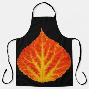 Red & Yellow Aspen Leaf #10 Apron