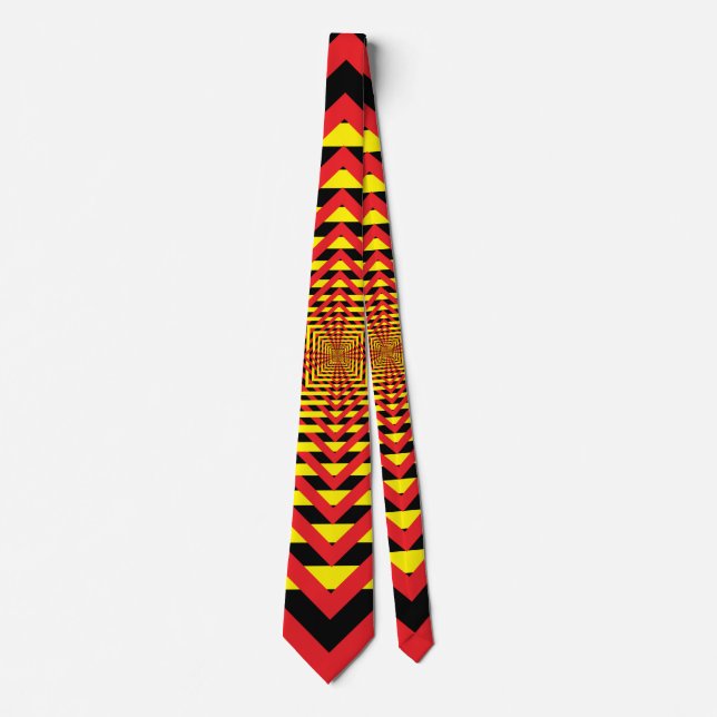 Red Yellow Black Tie (Front)
