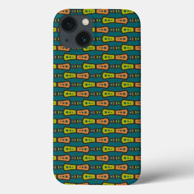 Red Yellow Black Tribal, Tea: iPad Case-Mate Case (Back)