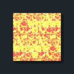 Red yellow bubble wrap pop art canvas print<br><div class="desc">Pop art bubble wrap pattern in red and yellow</div>