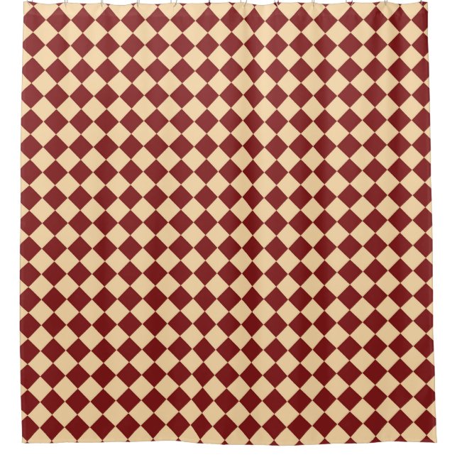 Red Yellow Chequered Diamond Pattern (Front)