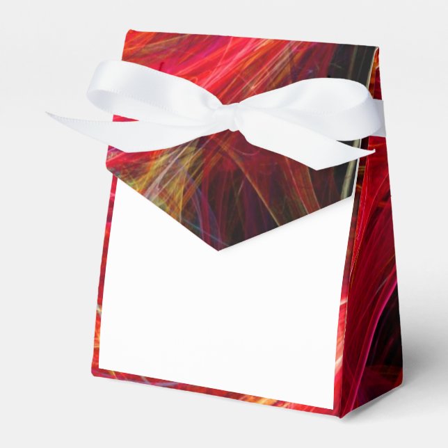 RED YELLOW CRAZY PHOTON FAVOR BOX (Front Side)
