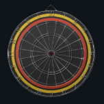 Red Yellow Dartboard<br><div class="desc">Red yellow house party modern,  man cave,  man den dartboard.</div>