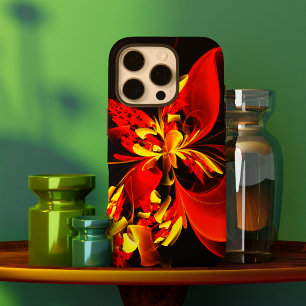 Red Yellow Floral Modern Abstract Art Pattern #10 iPhone 16 Pro Case