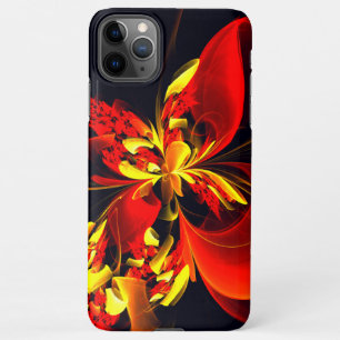 Red Yellow Floral Modern Abstract Art Pattern #10 iPhone 11Pro Max Case