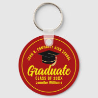 Red Yellow Graduate Custom 2025 Graduation