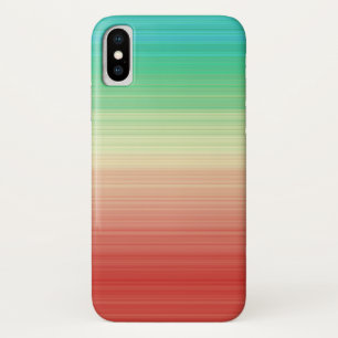 Red Yellow Green Blue Stripes Case-Mate iPhone Case