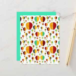 Red Yellow New Mexico Zia Hot Air Balloon