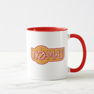 Red & Yellow NO-MAJ™ Badge Mug