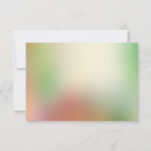 Red Yellow Orange Green Modern Abstract Art Card