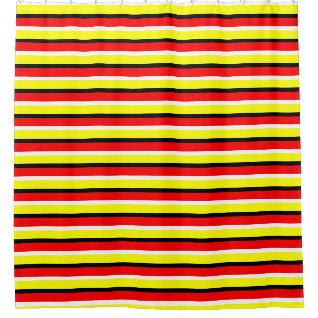 Red Yellow Stripes Pattern Design (Front)