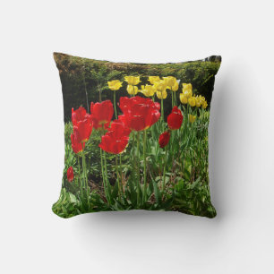 Red & Yellow Tulips pillow