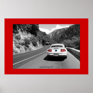 red yosemite poster